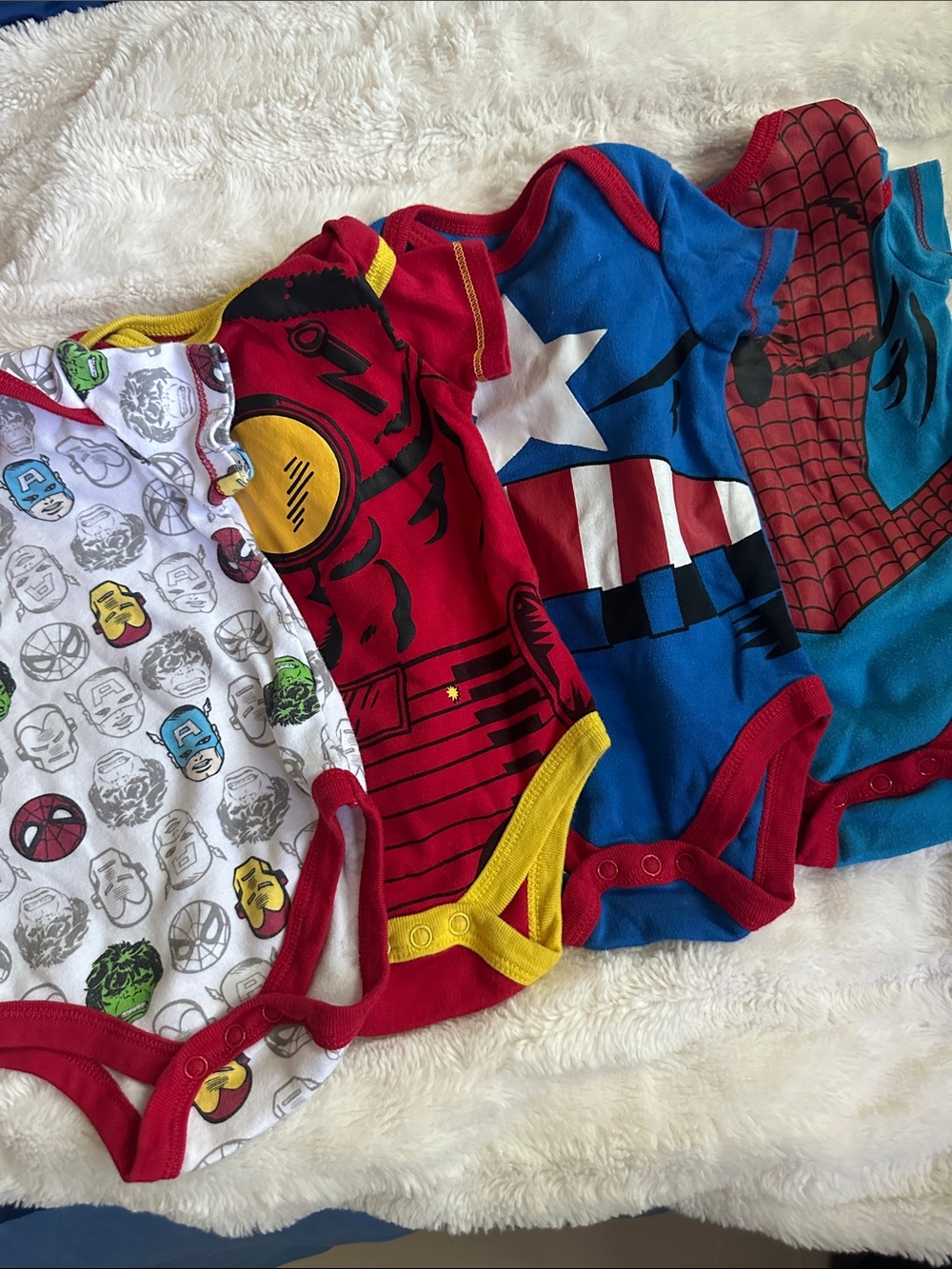 Marvel Superhero Onesie Set